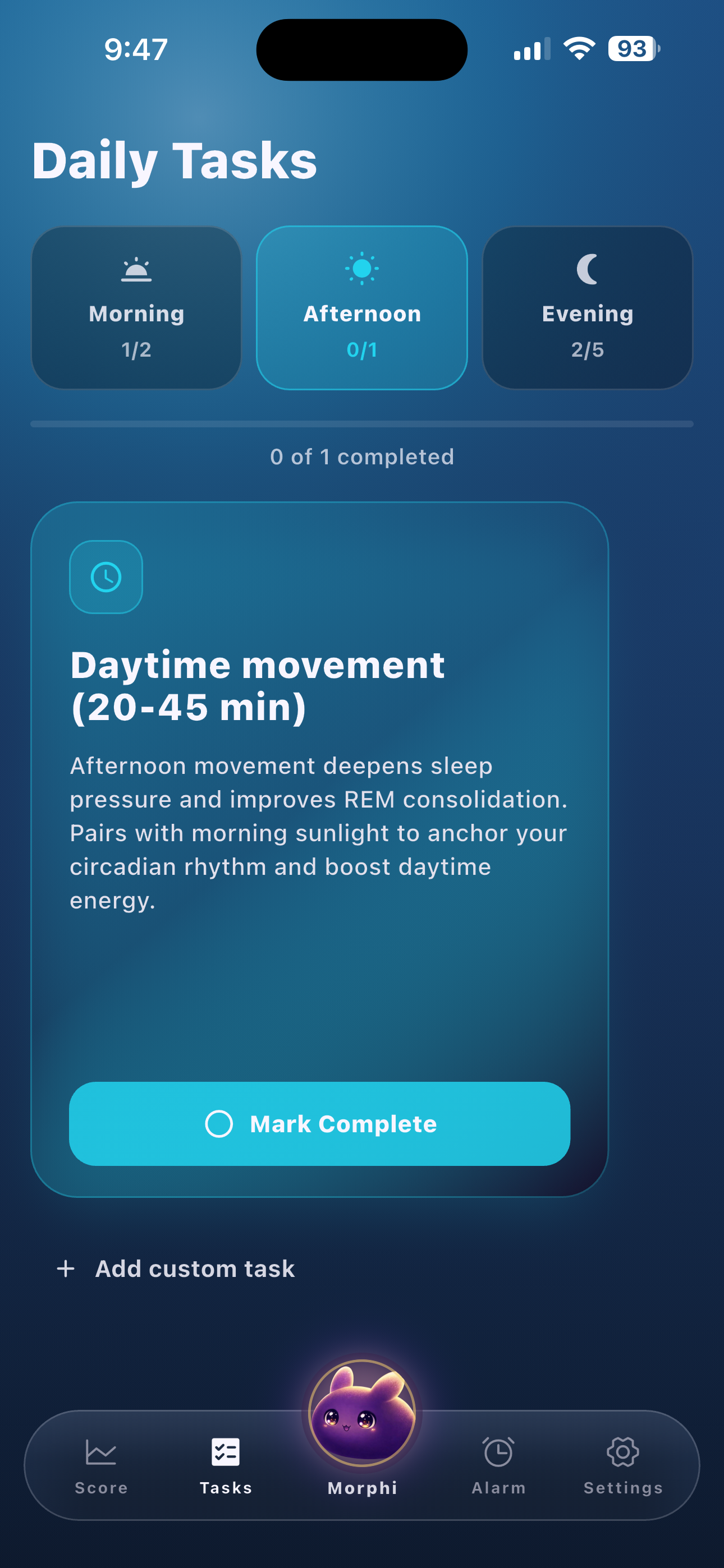 Tasks — your afternoon habit