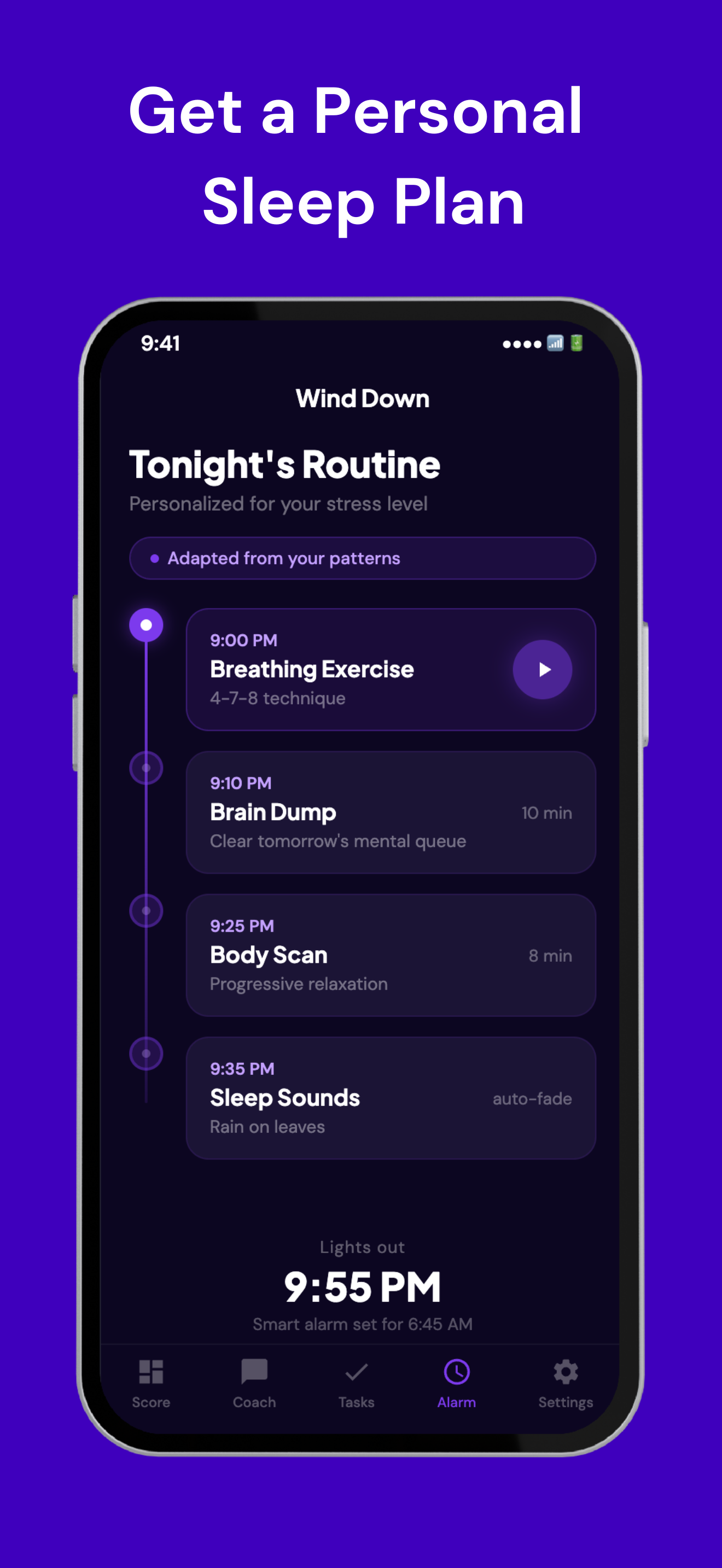 Morphi app progress screen